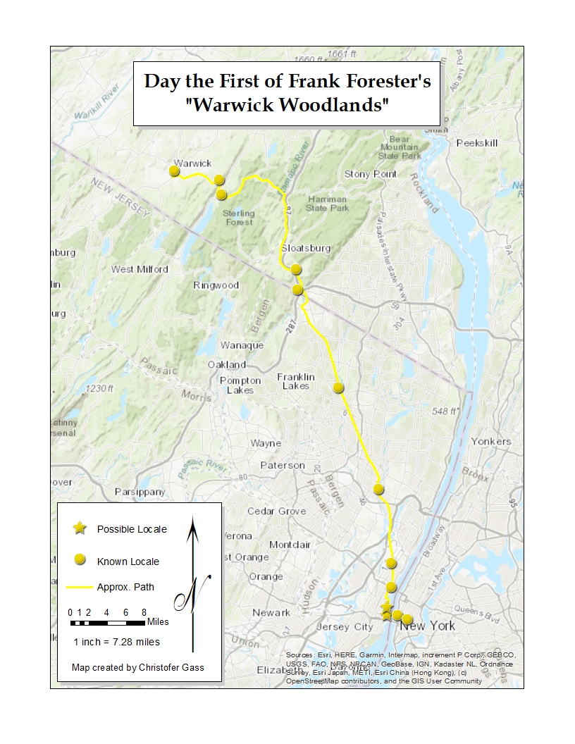 Warwick Woodlands Map
